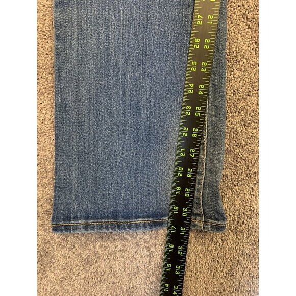 Old Navy Women's Jeans Size 6 Regular Blue Denim Curvy Mid Rise Stretch GUC - Picture 10 of 13